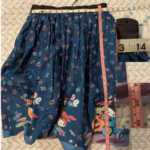 Hello Kitty Unique Vintage Halloween Joyride Gellar Skirt - Picture 10 of 12